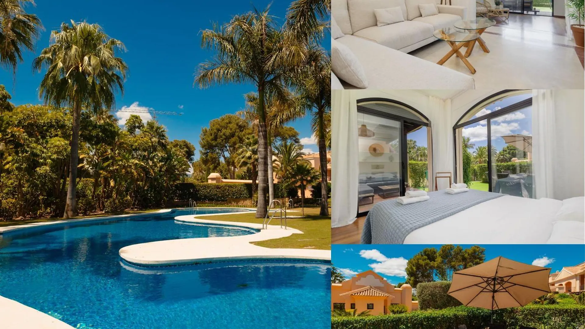 3 Bedroom Apartment, With Private Garden And Terrace, In Puerto Banus Marbella